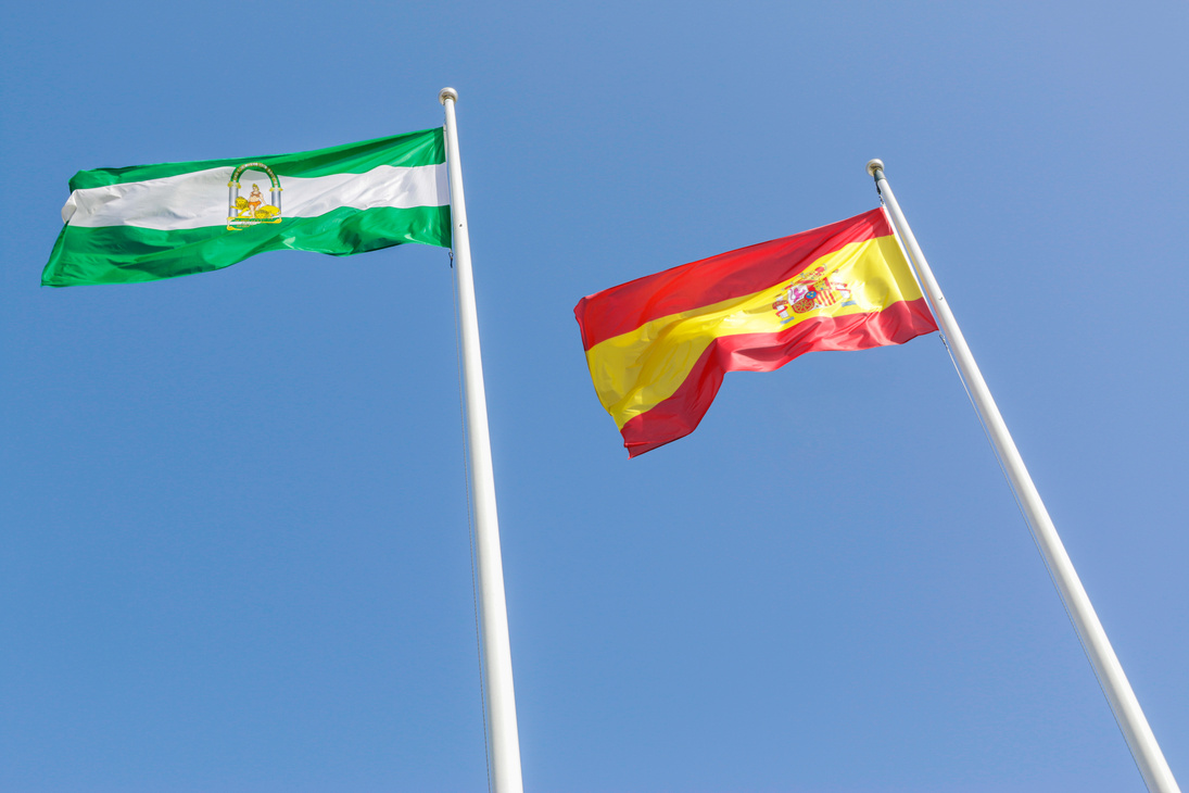 Andalusian and Spanish Flag